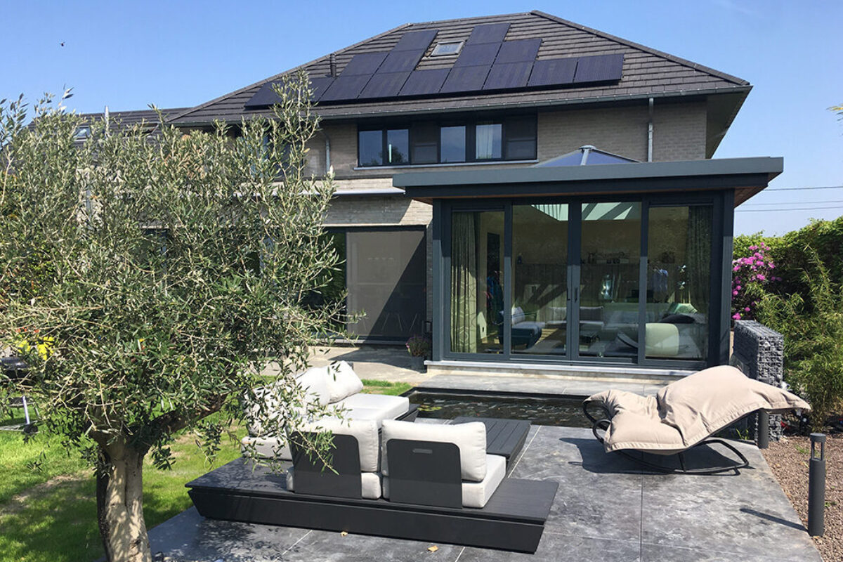 Moderne woonuitbreiding